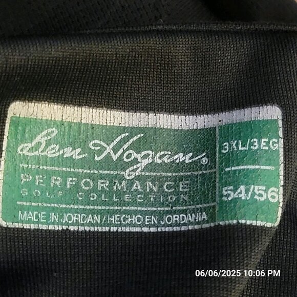 Ben Hogan Golf Polo Shirt Mens 3XL  Black Performance Outdoor Activewear - Picture 5 of 6